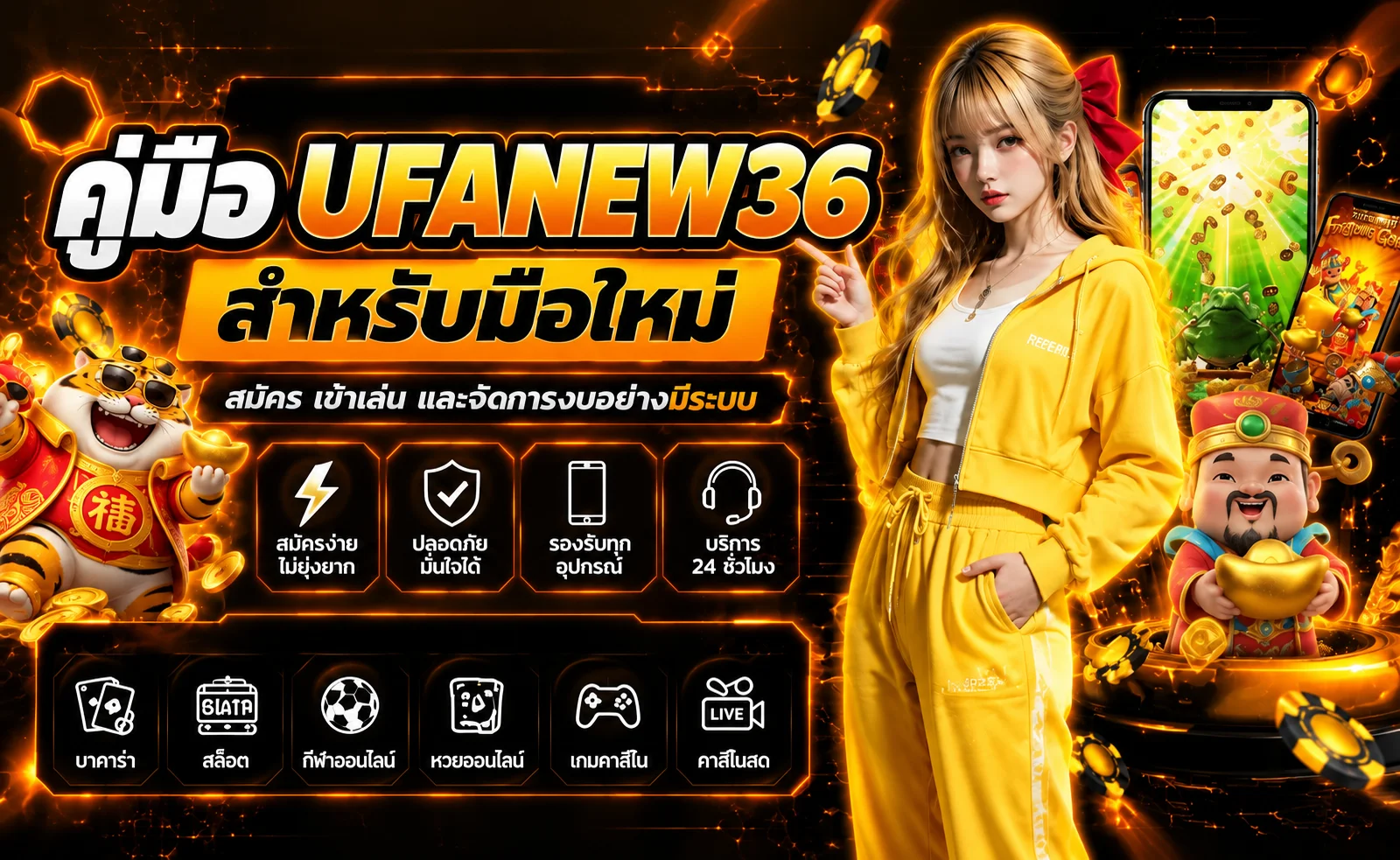 UFANEW36 คู่มือมือใหม่ สมัคร ทางเข้า และจัดงบ